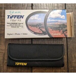 Tiffen 52mm Digital Enhancing 4 Filter Kit Digital Photo Video Camera DIGEFK